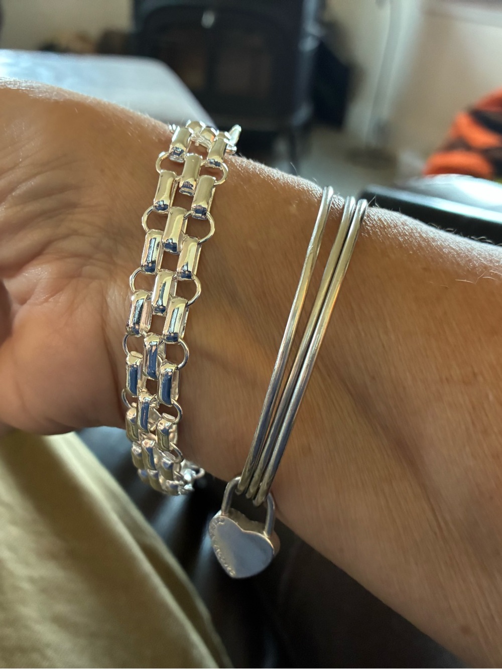 Sterling Silver Linked Bracelet